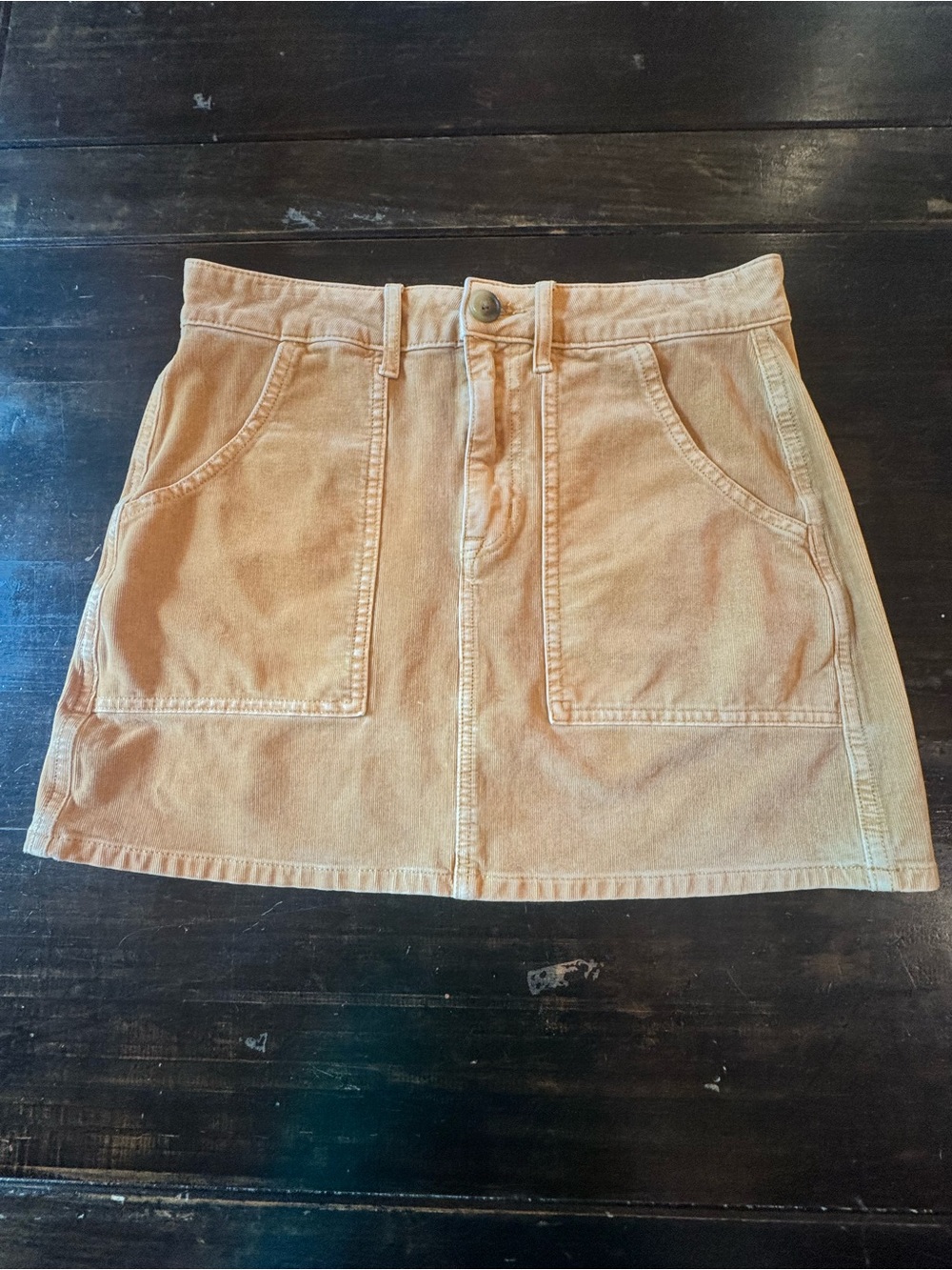 American Eagle Outfitters Tan Utility Mini Skirt